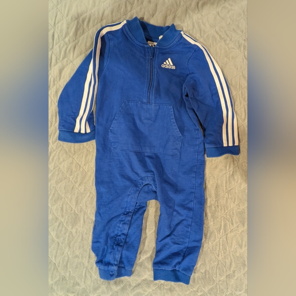 Adidas Vintage 18M Blue Kids One Piece